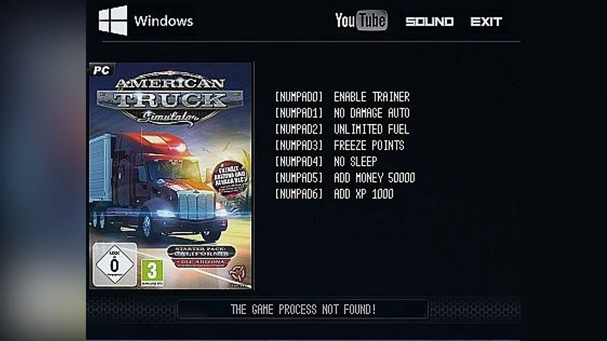 American Truck Simulator — Трейнер / Trainer (+6) [1.3.1.1s] [LIRW / GHL]