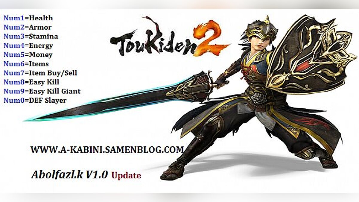 Toukiden 2 — Трейнер / Trainer (+10) [1.0] [Abolfazl.k]