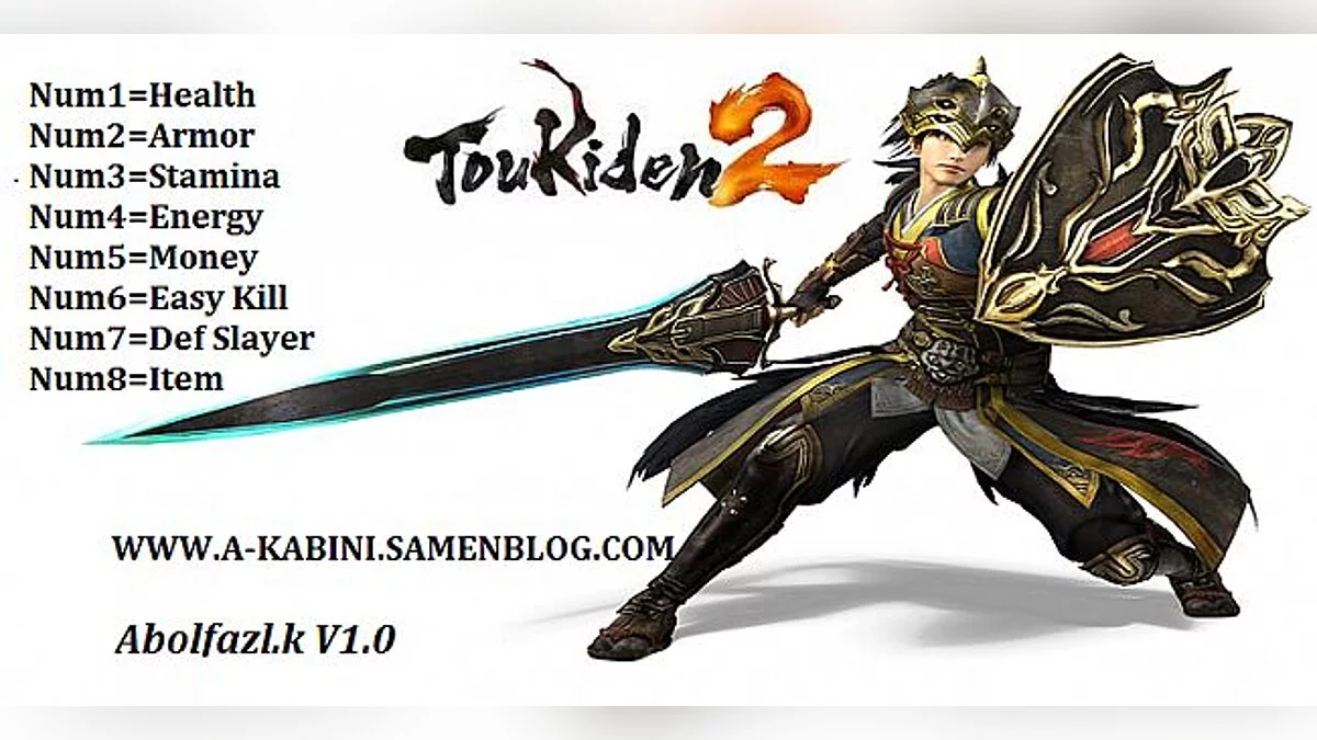 Toukiden 2 — Трейнер / Trainer (+8) [1.0] [Abolfazl.k]