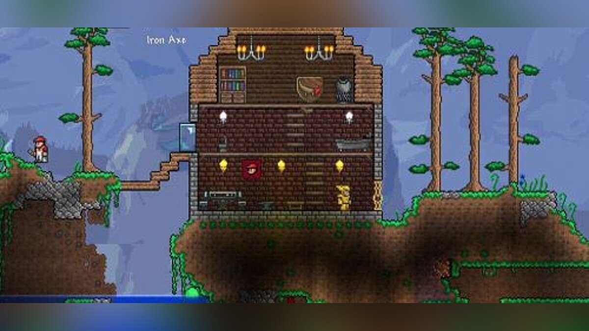 Terraria — Сохранение / SaveGame (Броня для всех классов  (магпризывателвоинстрелок) с зачарованием на +12%+12%+12 на  (критуронзащиту)) / Сохранения / Читы