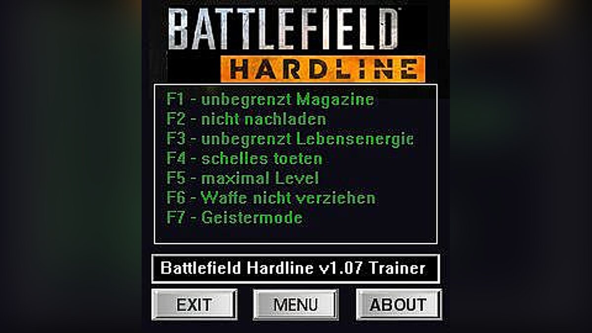 Battlefield: Hardline — Трейнер / Trainer (+7) [1.07.15] [dR.oLLe]