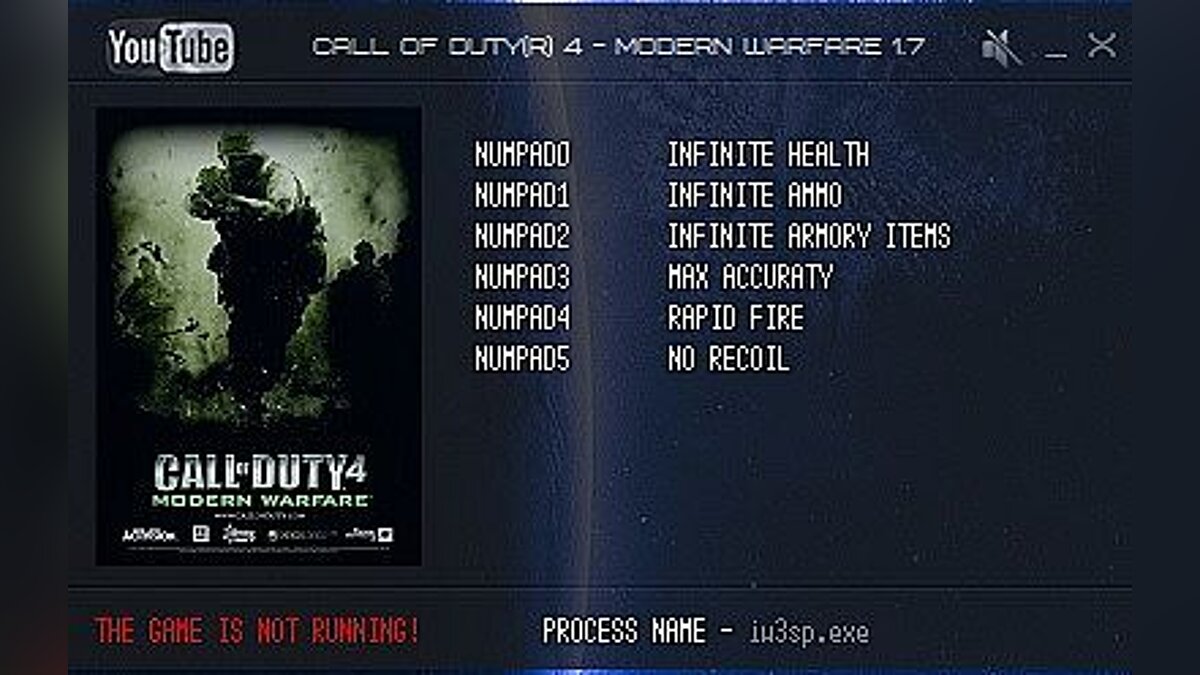 Call of Duty 4: Modern Warfare — Трейнер / Trainer (+6) [1.7] [LIRW / GHL]