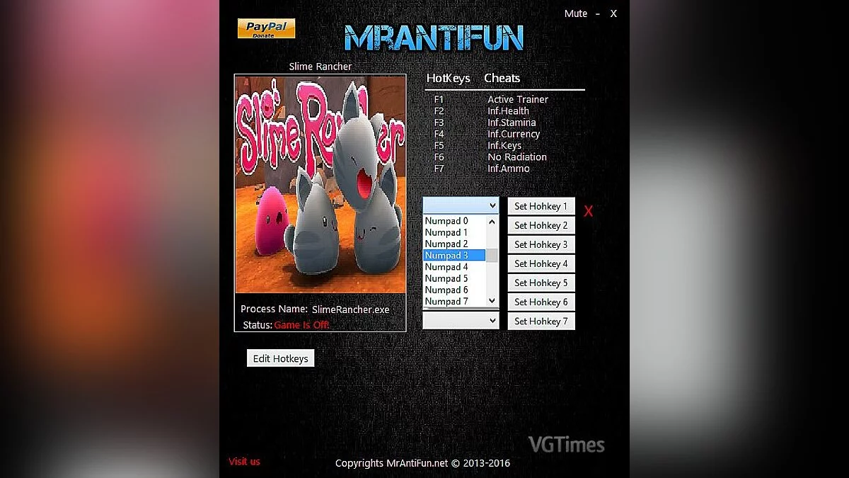 Slime Rancher — Трейнер / Trainer (+6) [0.3.0c: x32-64] [MrAntiFun]
