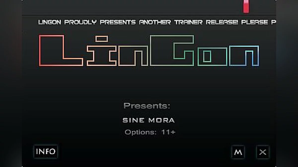Sine Mora — Трейнер / Trainer (+11) [1.1] [LinGon]