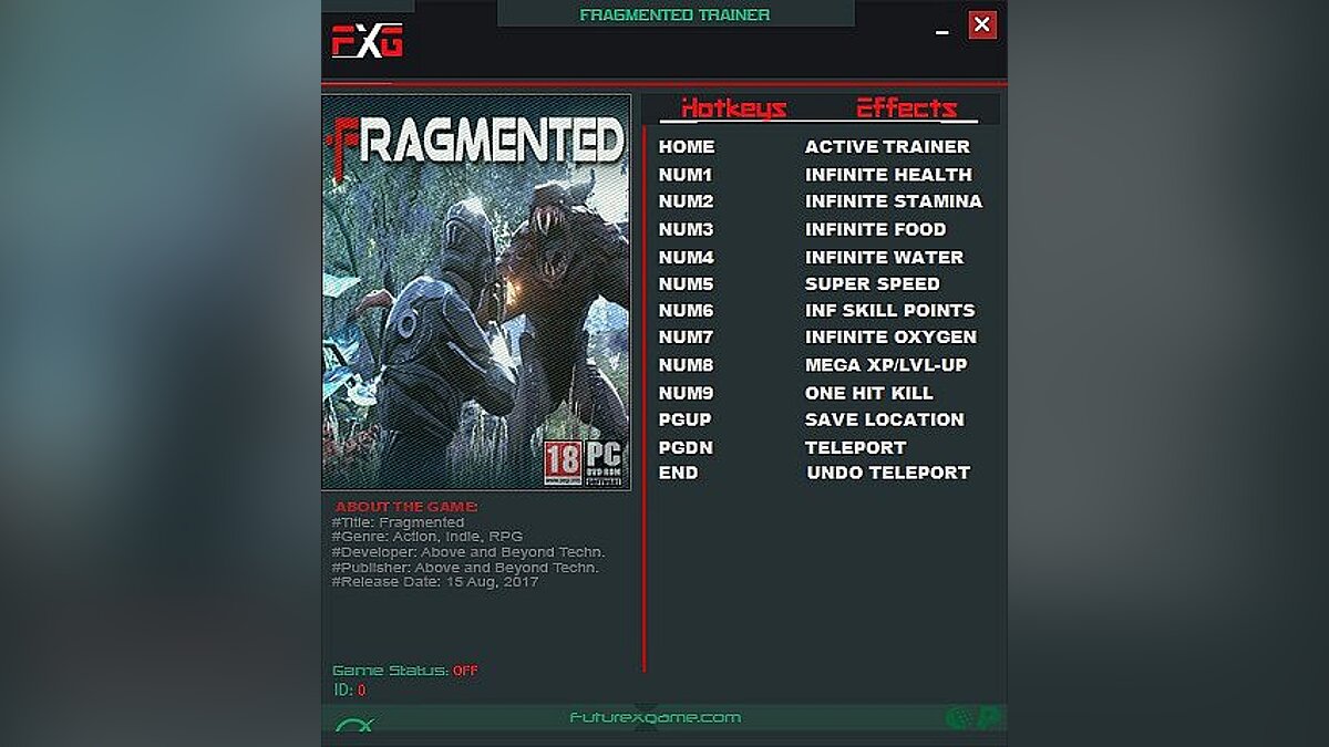 Fragmented — Трейнер / Trainer (+10) [17.8.1] [FutureX]