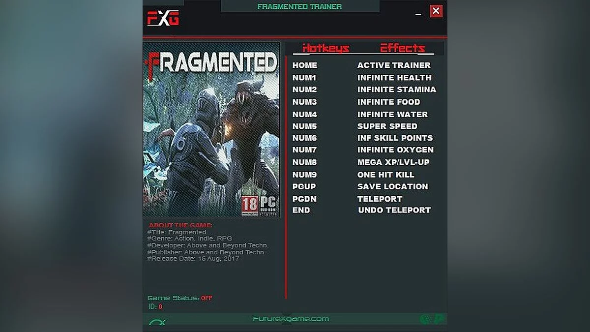 Fragmented — Трейнер / Trainer (+10) [17.8.1] [FutureX]