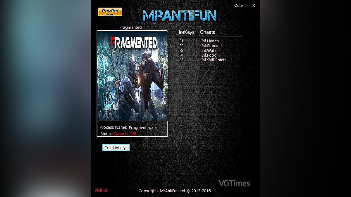 Fragmented — Трейнер / Trainer (+5) [16.9.1.0] [MrAntiFun]