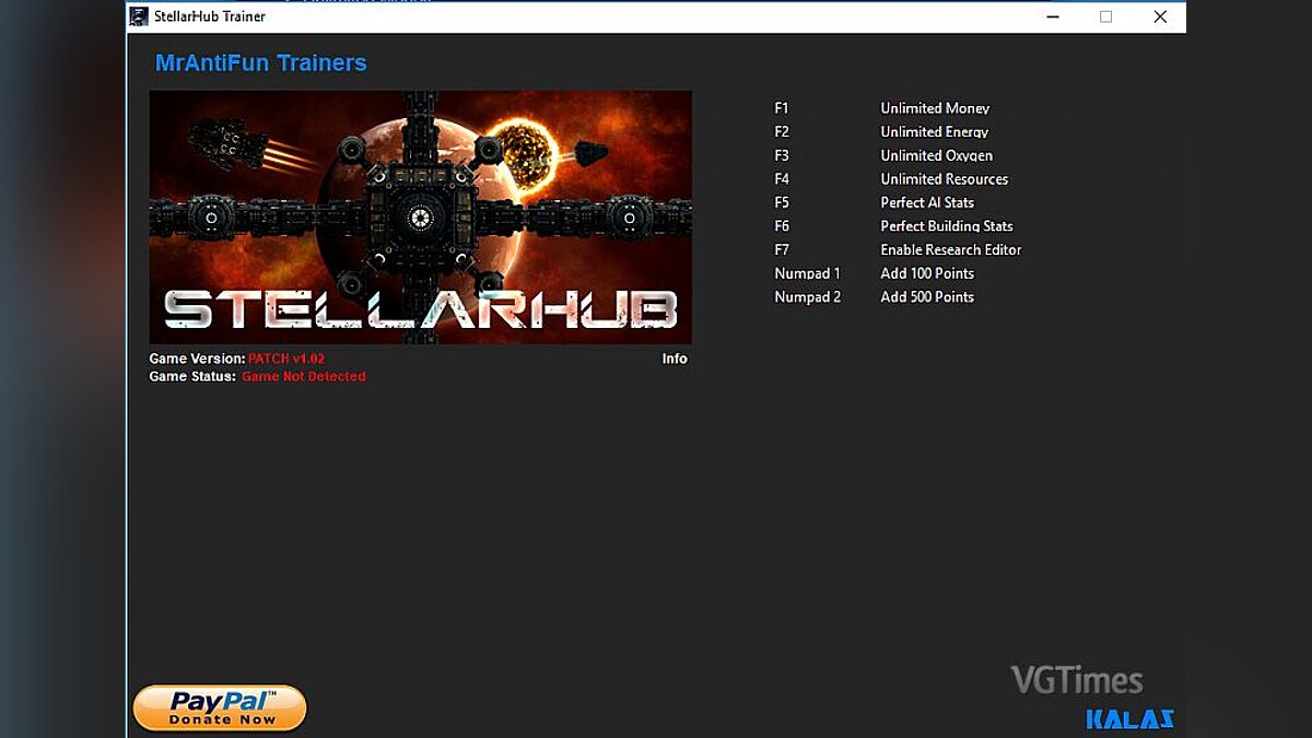 StellarHub — Трейнер / Trainer (+9) [1.02] [Kalas]