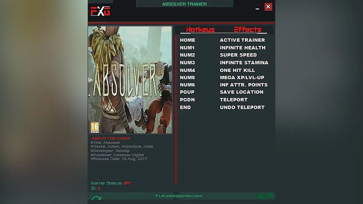 Absolver — Трейнер / Trainer (+7) [1.0] [FutureX]