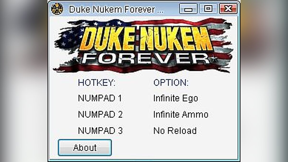 Duke Nukem Forever — Трейнер / Trainer (+3) [Update 1] [24K]