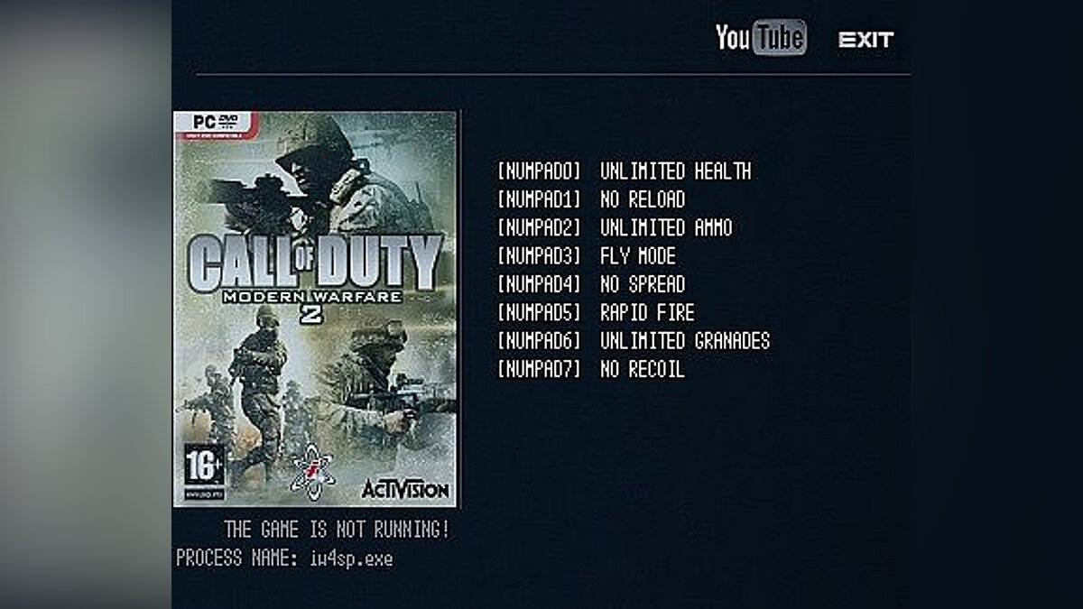 Call of Duty: Modern Warfare 2 (2009) — Трейнер / Trainer (+8) [1.0] [LIRW / GHL]