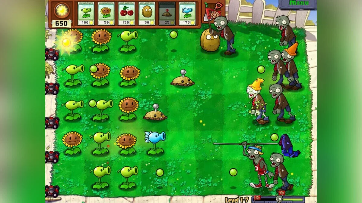 Plants vs. Zombies — Plants vs. Zombies: Трейнер (+7) [1.2.0.1094] {h4x0r}