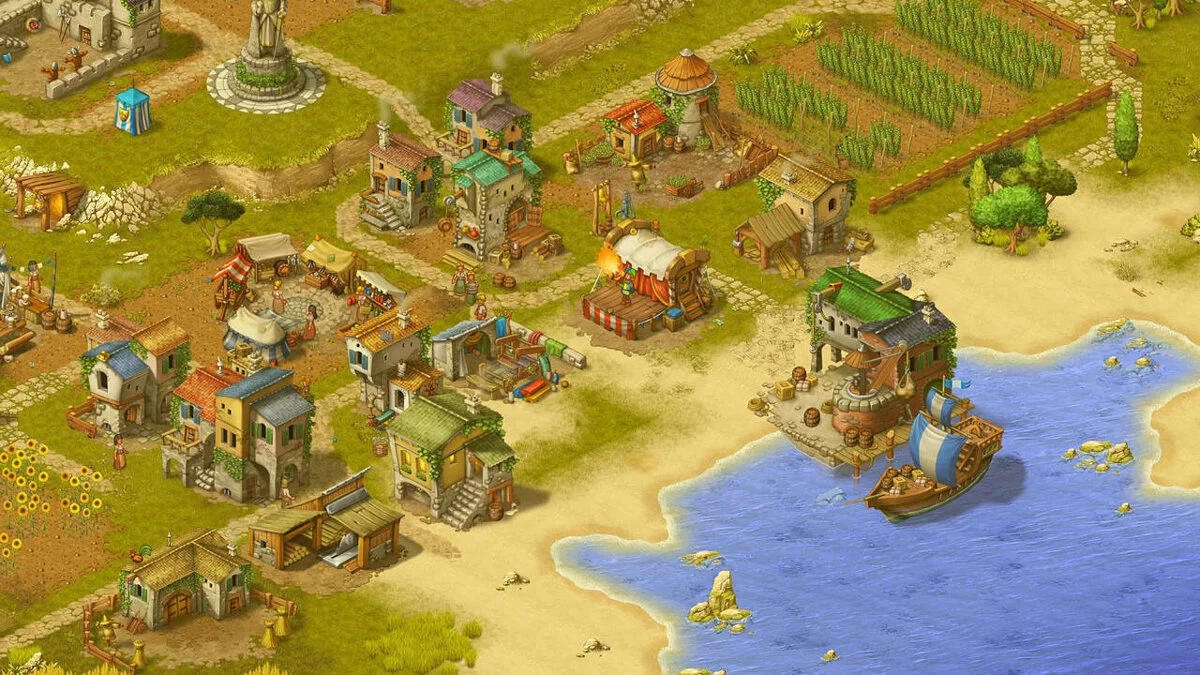Townsmen — Трейнер/Trainer (+1: Ресурсы / Resourses) [1.0] {MrAntiFun}