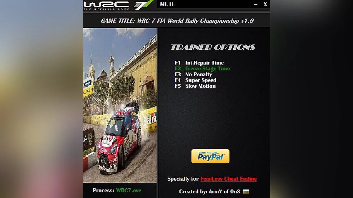 Трейнер / Trainer (+5) [1.0] [Army of 0n3]