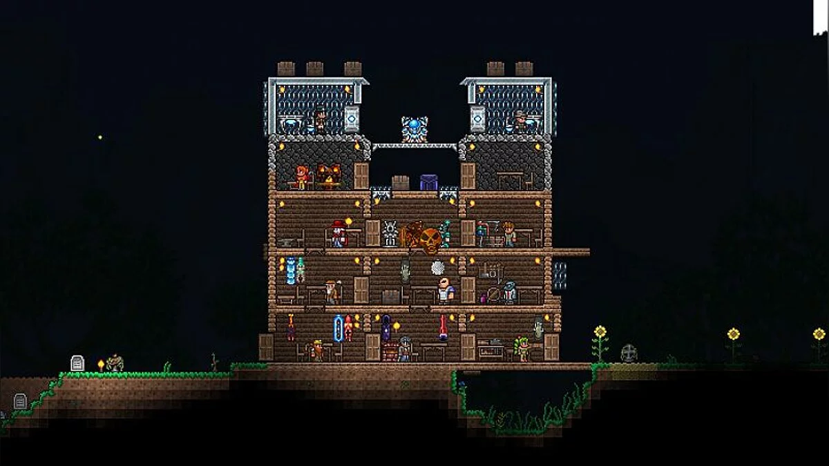 Terraria — Сохранение / SaveGame (Мой персонаж с крутыми вещами и карта с кучей шмоток)