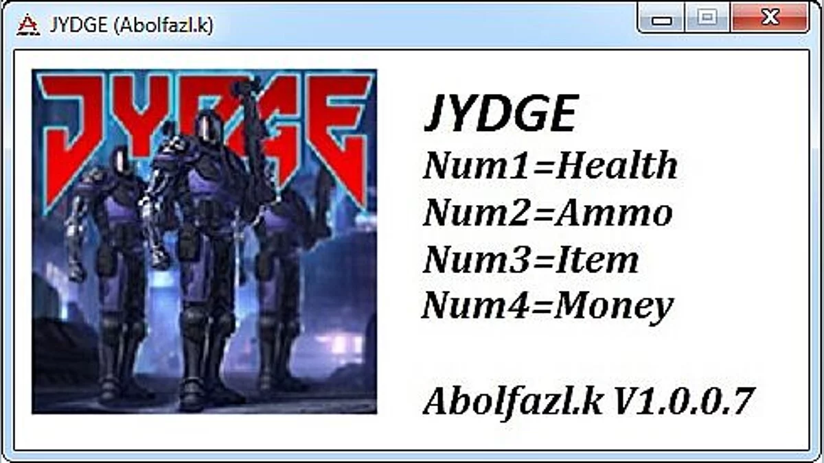 Jydge — Трейнер / Trainer (+4) [1.0.0.7] [Abolfazl.k]