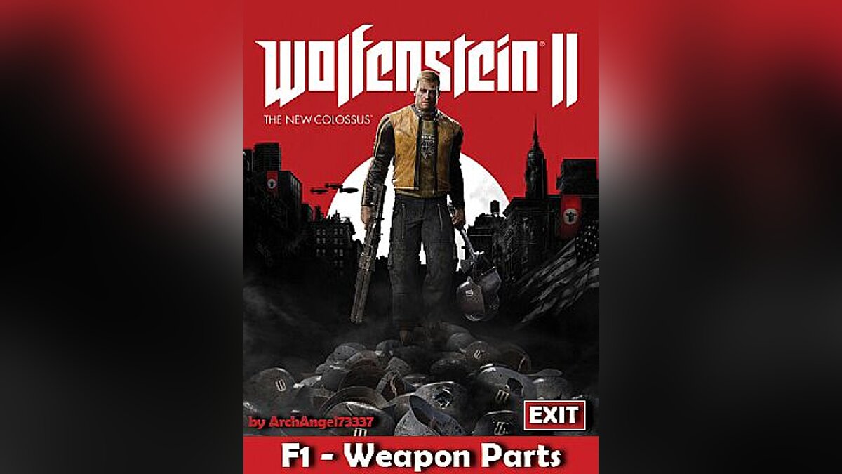 Wolfenstein II: The New Colossus — Трейнер / Trainer (+1: Оружейные Детали / Weapon Parts) [1.0] [ArchAngel73337]