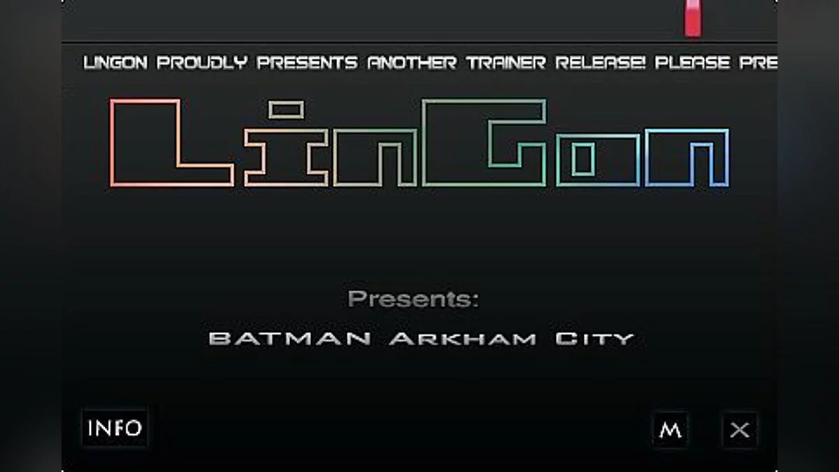 Batman: Arkham City — Трейнер / Trainer (+10) [Update 1: DX9 / STEAM] [LinGon]