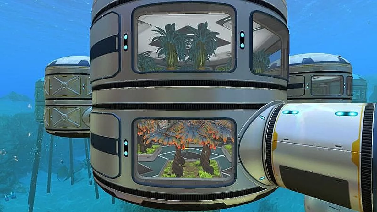 Subnautica — Сохранение / SaveGame (Огромной базой, cyclops 3, seamoth 4, exosuit 2, energy 16000)