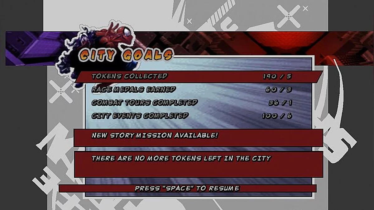 Ultimate Spider-Man — Сохранение / SaveGame (Пройдены все гонки, бои, события, найдены все жетоны)