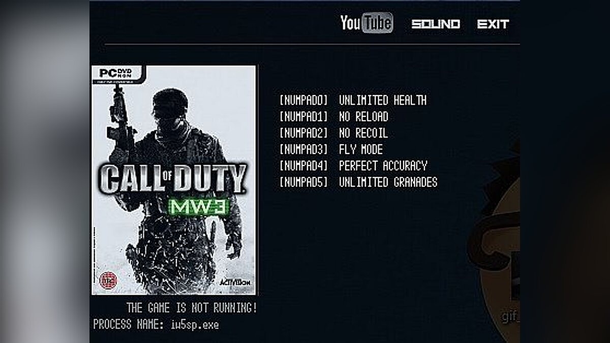 Call of Duty: Modern Warfare 3 (2011) — Трейнер / Trainer (+6) [2.7.3.8] [LIRW / GHL]