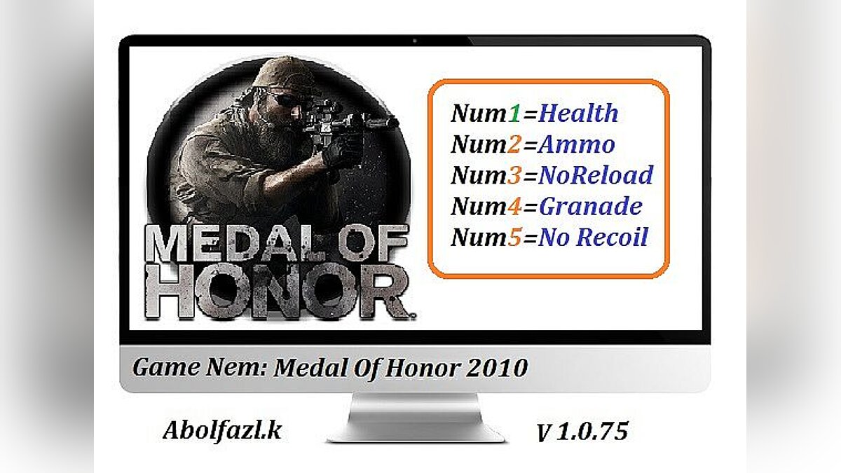 Medal of Honor (2010) — Трейнер / Trainer (+5) [1.0.75] [Abolfazl.k]