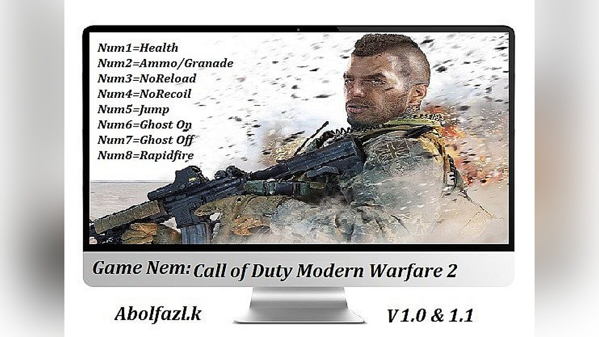 Call of Duty: Modern Warfare 2 (2009) — Трейнер / Trainer (+8) [1.0 - 1.1] [Abolfazl.k]