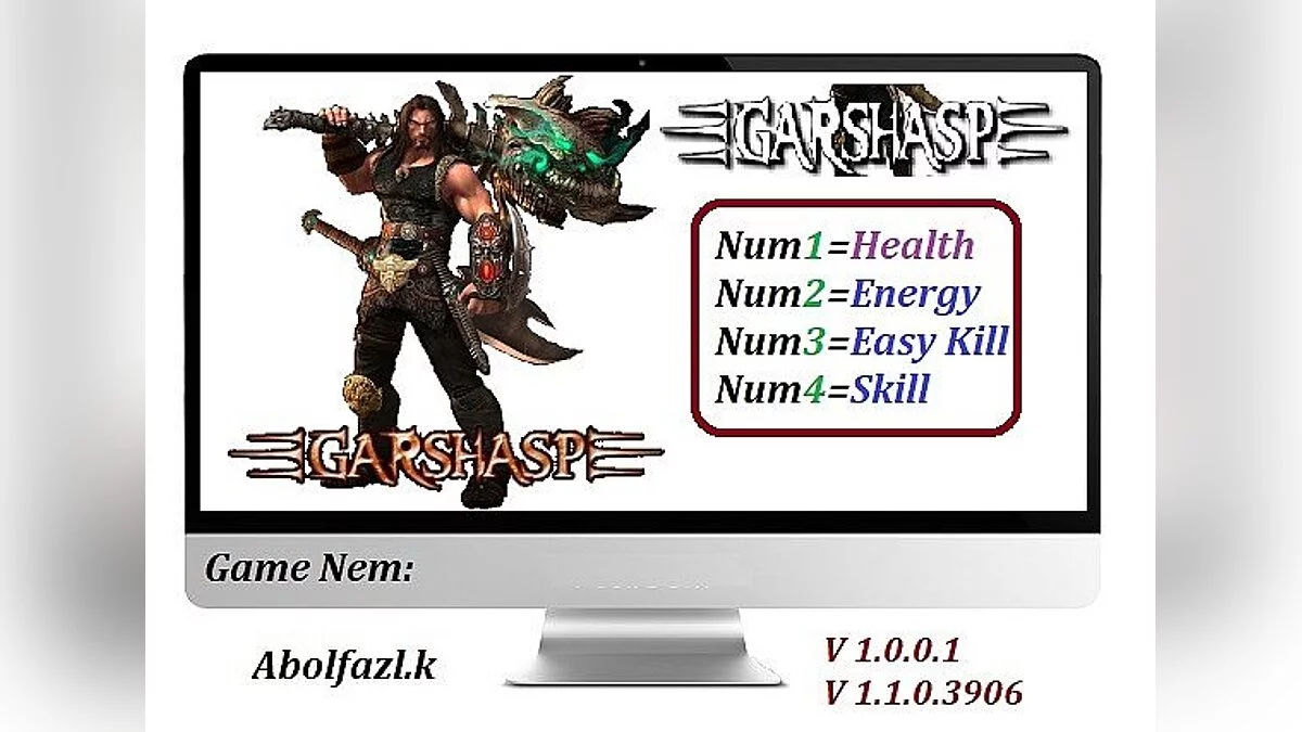 Garshasp: The Monster Slayer — Трейнер / Trainer (+4) [1.0.0.1 - 1.1.0.3906] [Abolfazl.k]