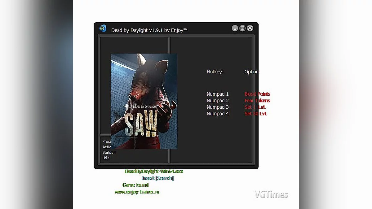 Dead by Daylight — Dead by Daylight: Trainer / Трейнер (+4) [v1.9.1] [EnjoyENJ]