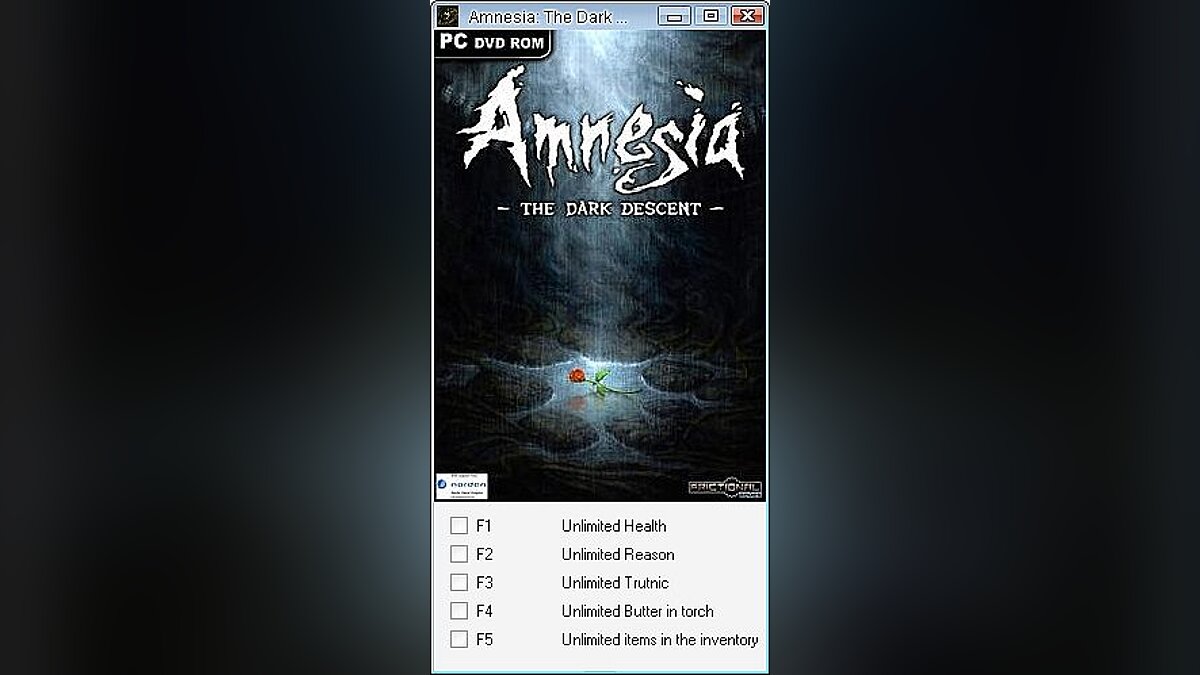 Amnesia: The Dark Descent — Трейнер / Trainer (+5) [1.0] [24K]