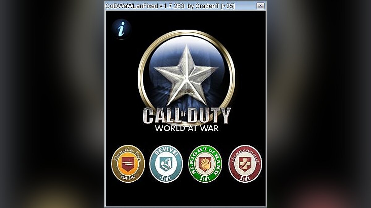 Call of Duty: World at War — Трейнер / Trainer (+17 / +25) [1.7.263: Original & Lan Version] [GradenT]