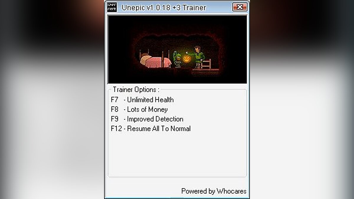 Unepic — Трейнер / Trainer (+3) [1.0.18] [Whocares]