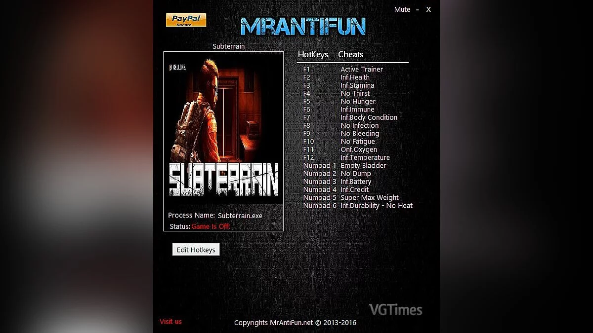 Subterrain — Трейнер / Trainer (+17) [117114] [MrAntiFun]