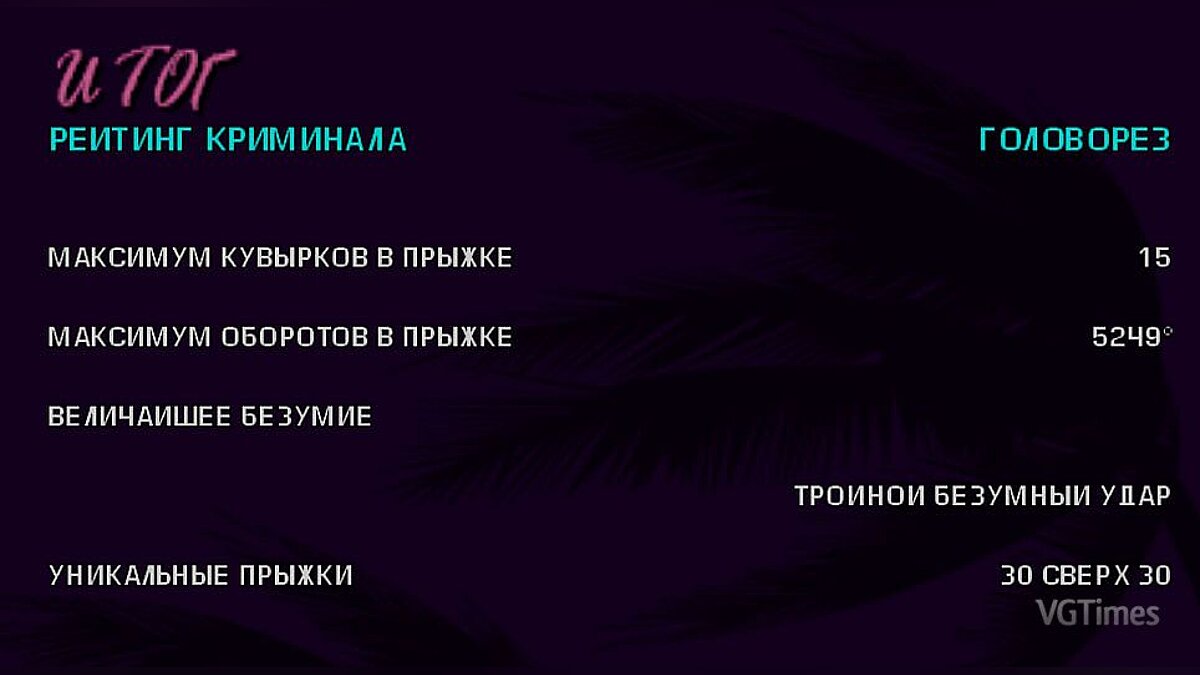 Grand Theft Auto: Vice City Stories — Сохранение / SaveGame (Мастер  пошаговое 45,7% прохождение, до начала сюжетных миссий) [PSP & Emul. PC] /  Сохранения / Читы