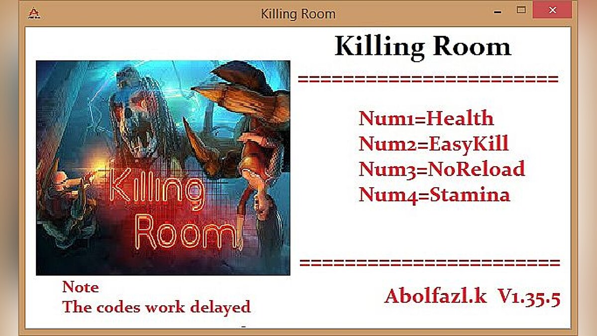 Killing Room — Трейнер / Trainer (+4) [1.35.5] [Abolfazl.k]