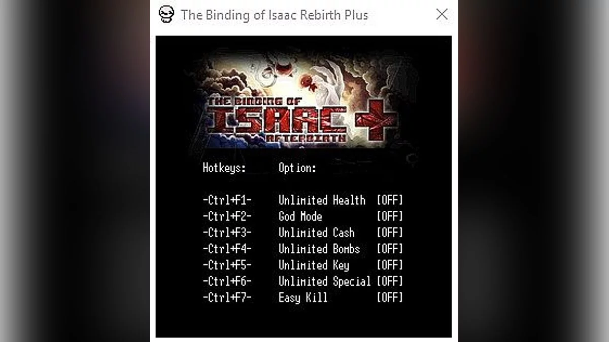 The Binding of Isaac — Трейнер / Trainer (+7) [3DM] [LIRW / GHL]