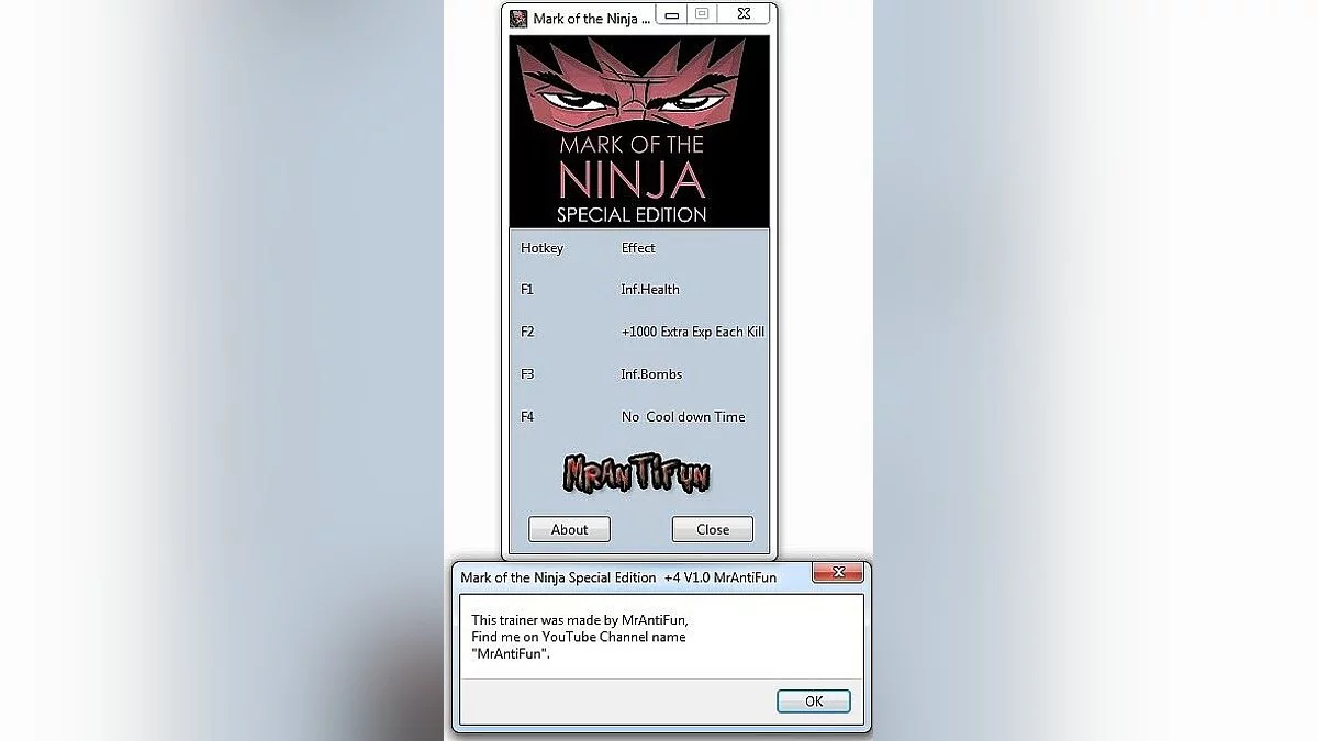 Mark of the Ninja — Трейнер / Trainer (+4) [1.0] [MrAntiFun]