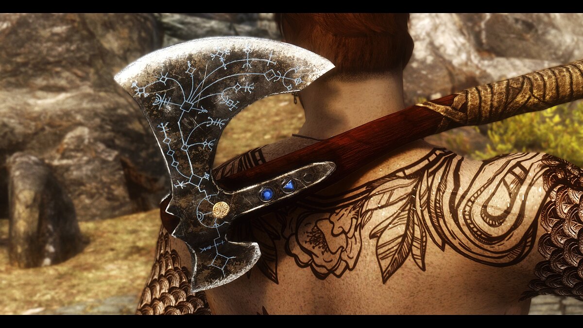 Elder Scrolls 5: Skyrim Special Edition — Leviathan Axe - God of War