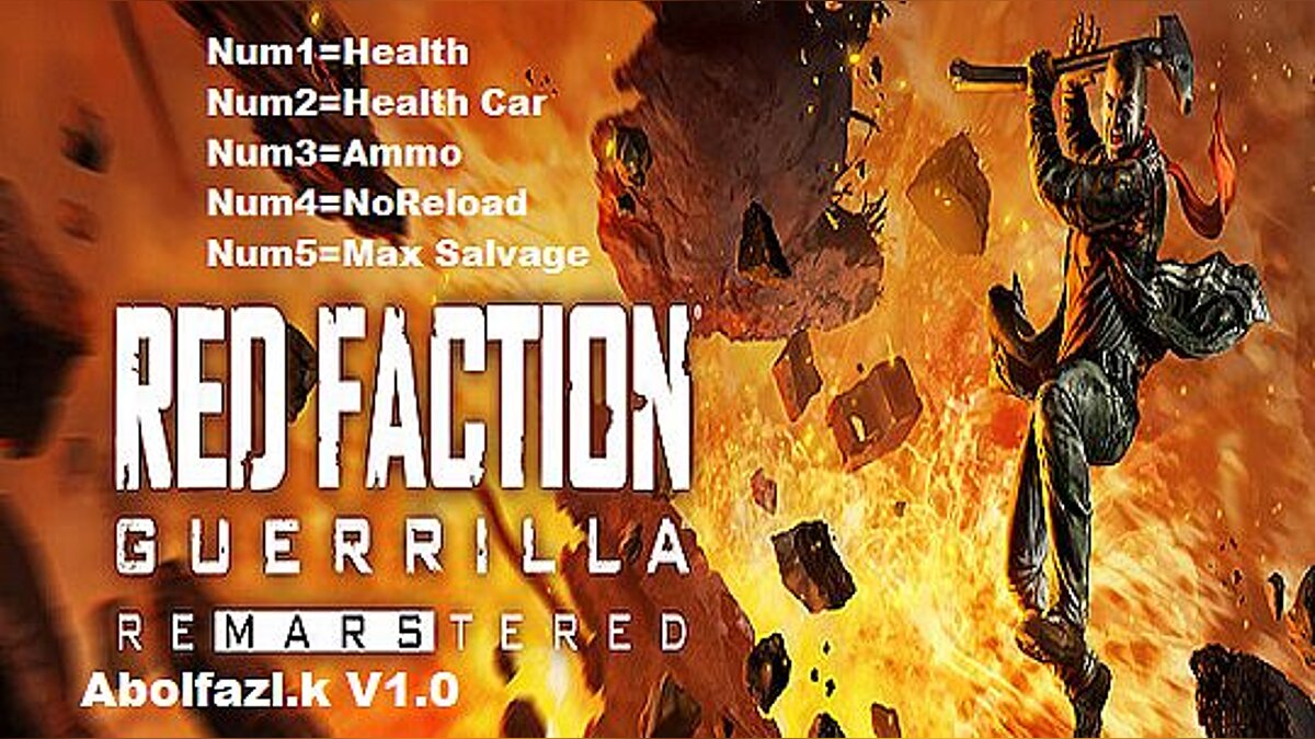 Red Faction: Guerrilla — Трейнер / Trainer (+5) [1.0] [Abolfazl.k]