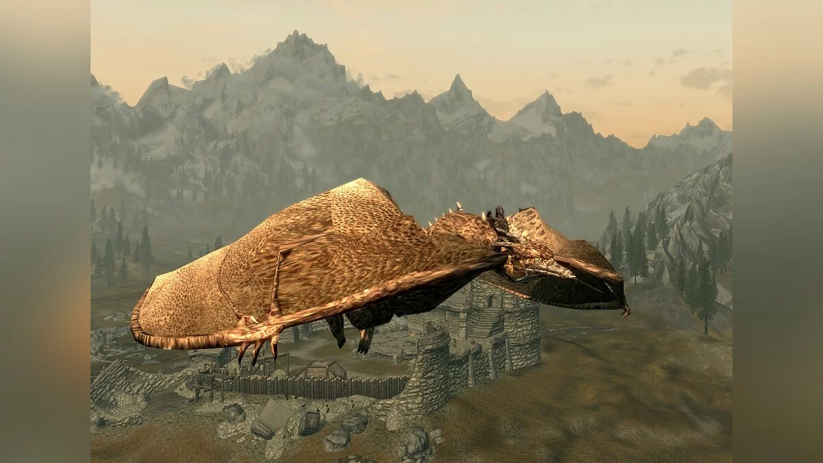 The Elder Scrolls 5: Skyrim — Ездовые животные: Годзилла, Мехагодзилла и Родан (Godzilla and Co — Mounts and Armies) [1.5]