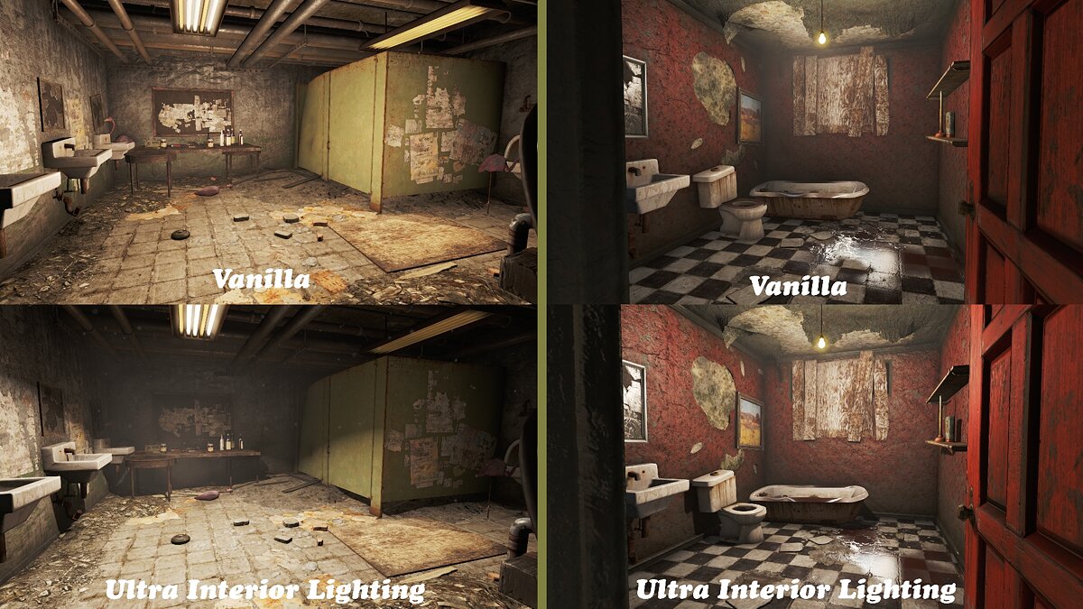 Fallout 4 — Улучшенное освещение (Ultra Interior Lighting) [2.0]