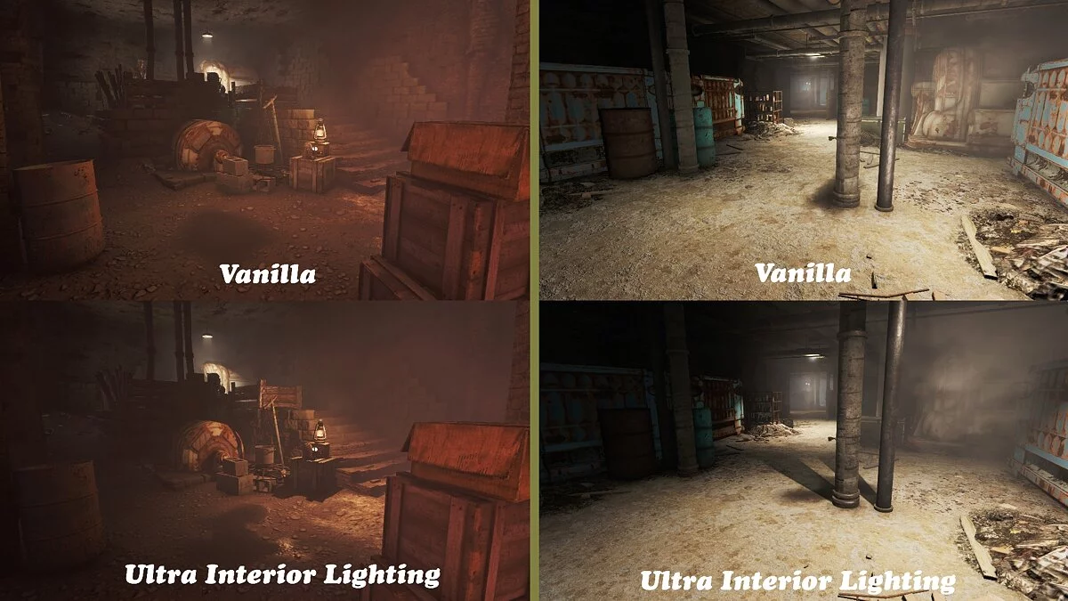 Fallout 4 — Улучшенное освещение (Ultra Interior Lighting) [2.0]