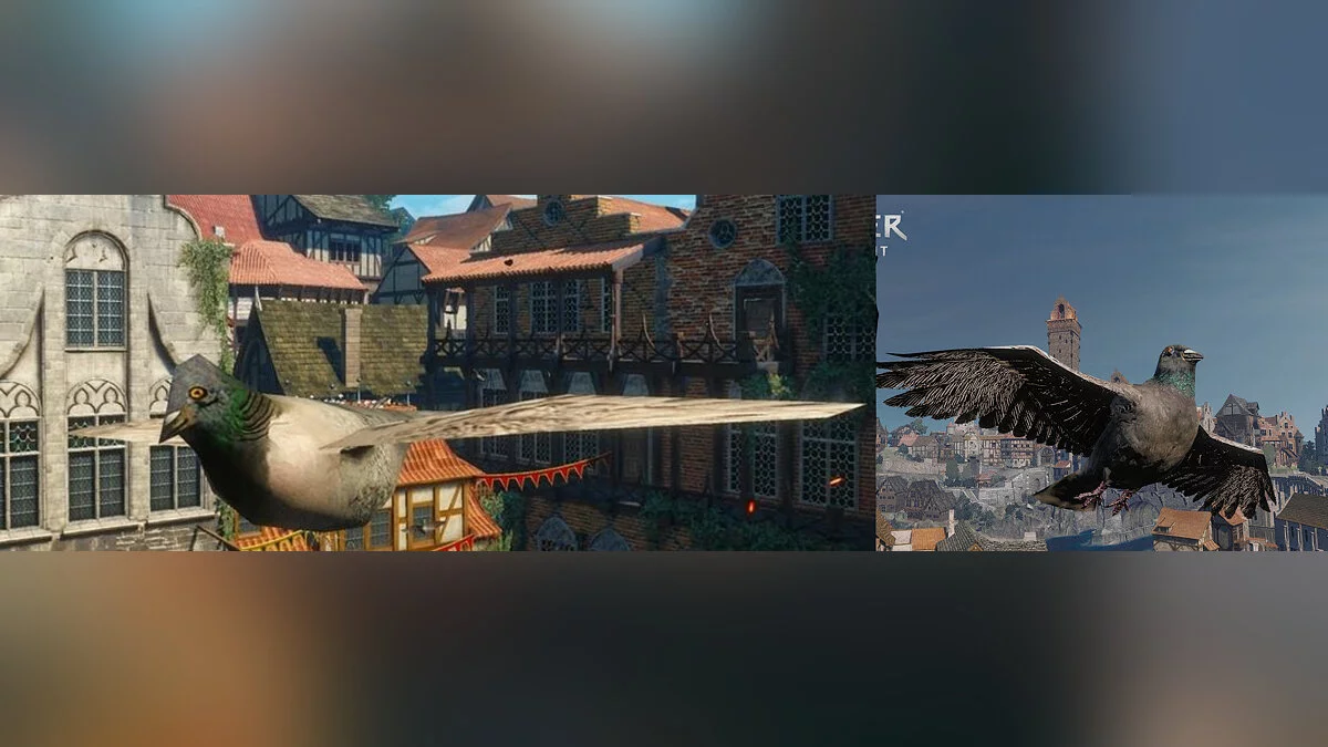 The Witcher 3: Wild Hunt — Переработанные модели и текстуры птиц (E3 HD Birds Reworked Project)