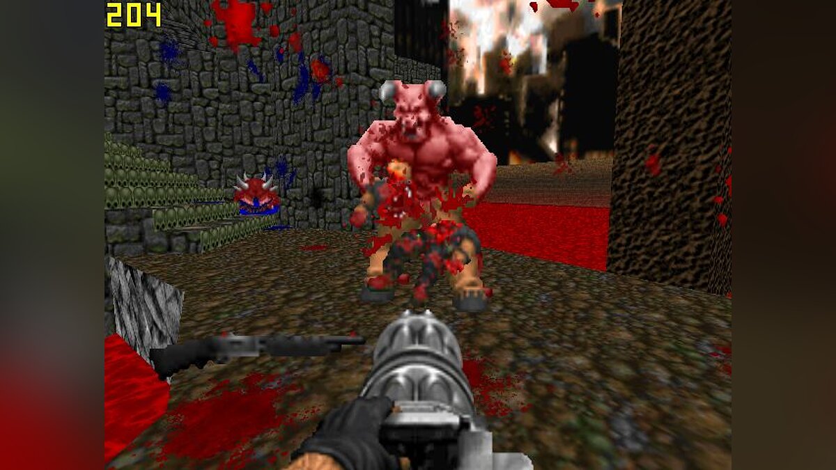 DOOM (1995) — Больше брутальности и крови (Brutal Doom) [v.21] / Боевая  система / Моды и скины