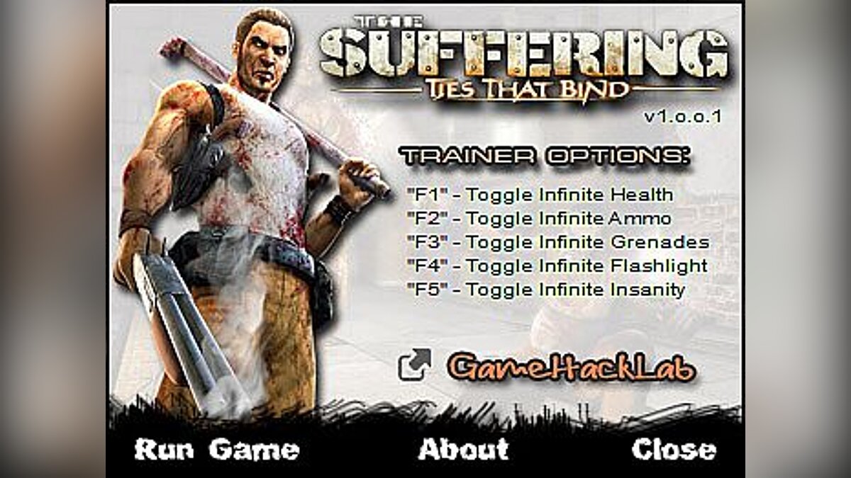 The Suffering: Ties That Bind — Трейнер / Trainer (+5) [1.0.0.1] [CuBiC] /  Трейнеры / Читы