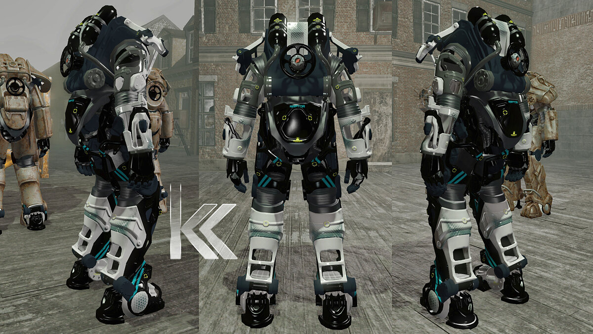 Fallout 4 — Силовая броня "Раптор" (Kooj's Raptor Power Armor Frame) [1.2]