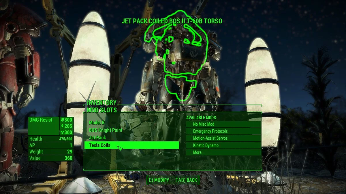 Fallout 4 — Два улучшения на силовую броню (More Power Armour Mods) [1.1] 