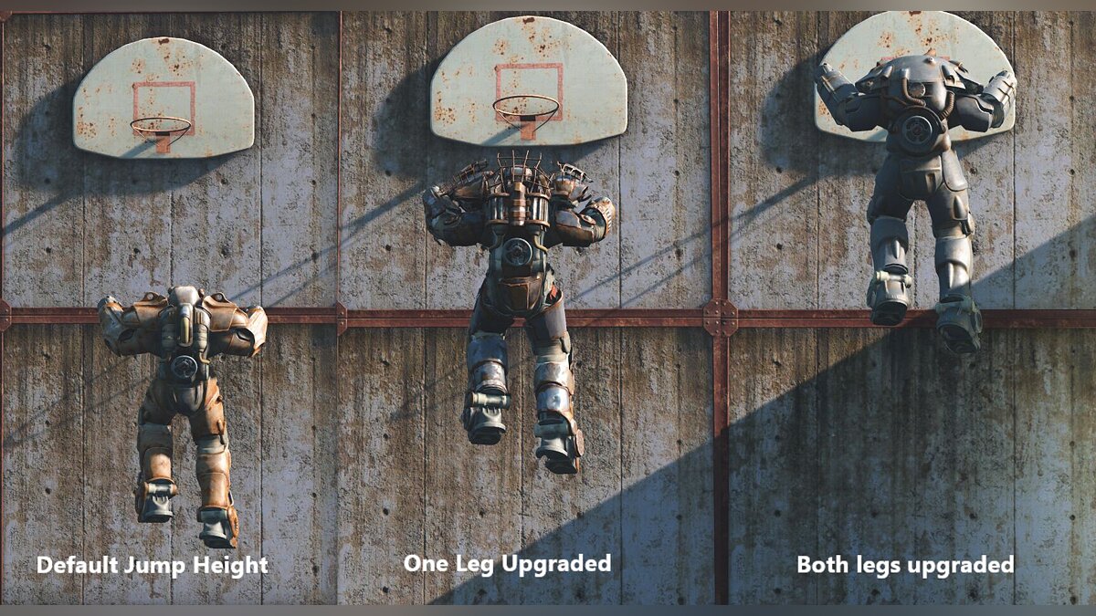 Fallout 4 — Высокие прыжки в силовой броне (Power Armor Jump Upgrade) [1.1]