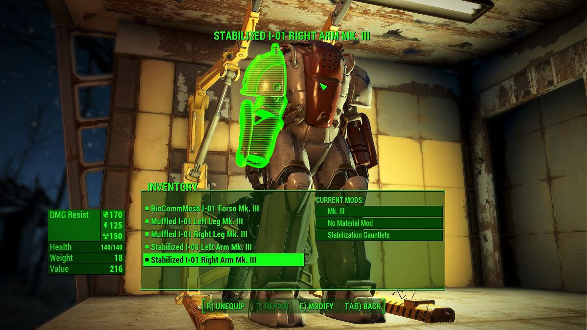 Fallout 4 — Увеличенное число модулей для силовой брони (Mogomra's Power Armor Mods) [1.4]