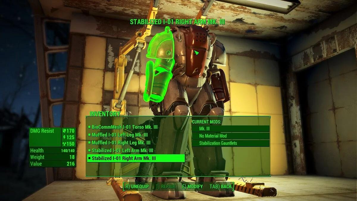 Fallout 4 — Увеличенное число модулей для силовой брони (Mogomra's Power Armor Mods) [1.4]